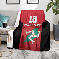 Custom Isle of Man Cricket Blanket Quocunque Jeceris Stabit - Wonder Print Shop
