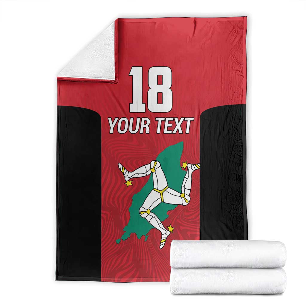 Custom Isle of Man Cricket Blanket Quocunque Jeceris Stabit - Wonder Print Shop