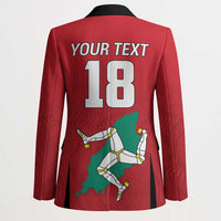 Custom Isle of Man Cricket Blazer Quocunque Jeceris Stabit - Wonder Print Shop