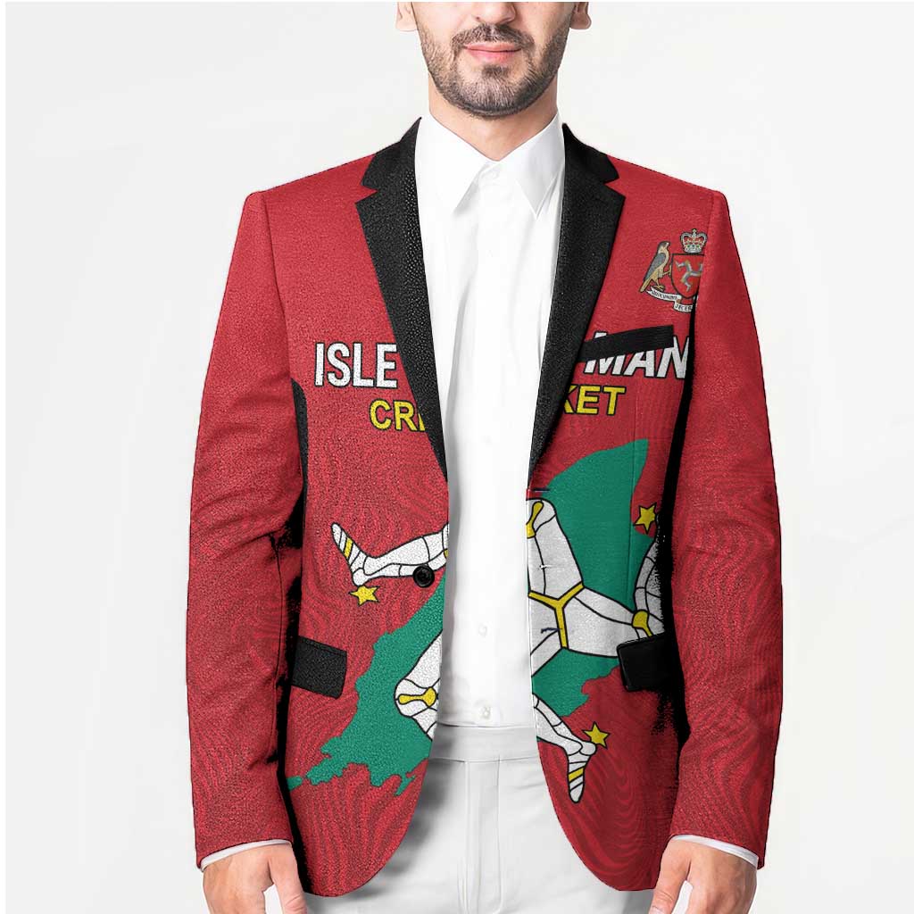 Custom Isle of Man Cricket Blazer Quocunque Jeceris Stabit - Wonder Print Shop