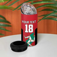 Custom Isle of Man Cricket 4 in 1 Can Cooler Tumbler Quocunque Jeceris Stabit - Wonder Print Shop