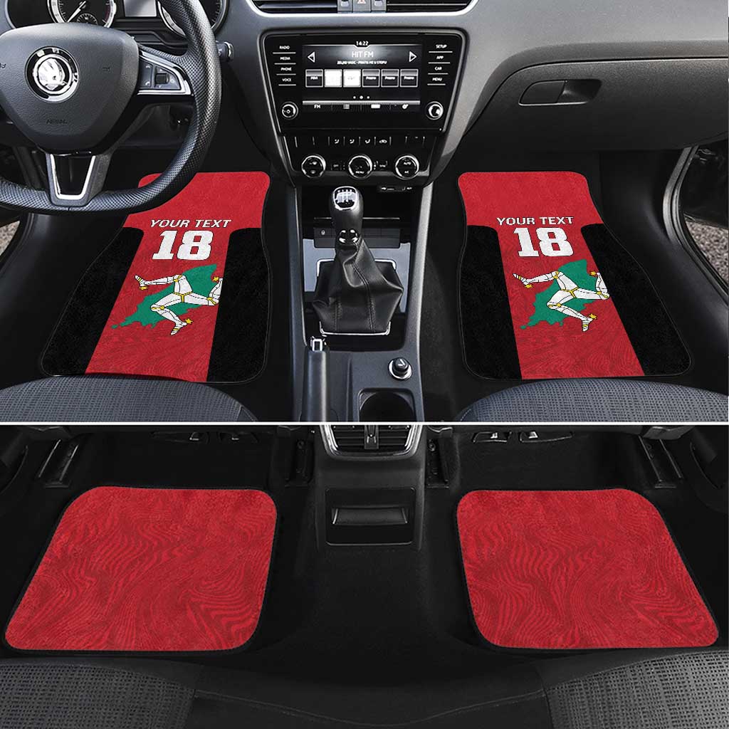 Custom Isle of Man Cricket Car Mats Quocunque Jeceris Stabit - Wonder Print Shop