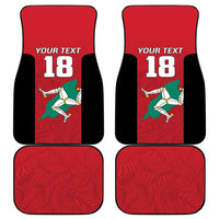Custom Isle of Man Cricket Car Mats Quocunque Jeceris Stabit - Wonder Print Shop
