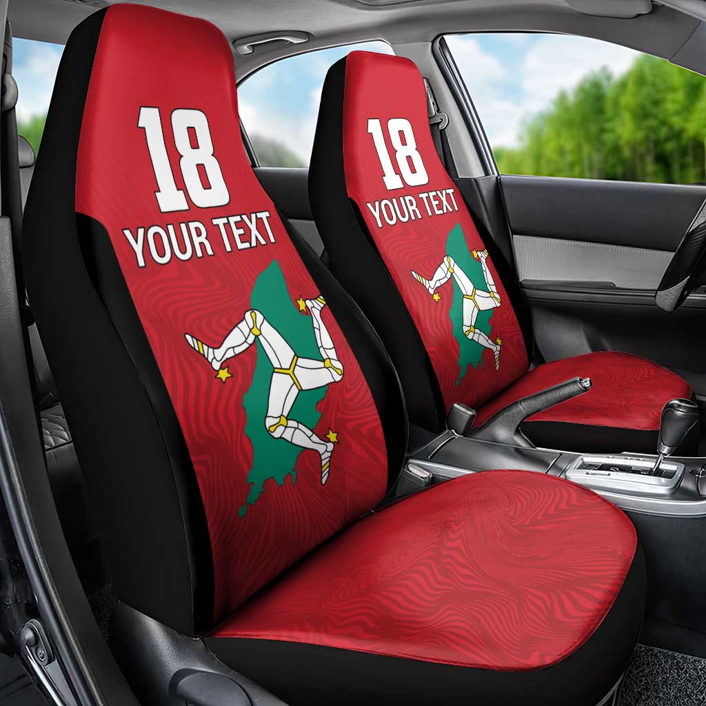 Custom Isle of Man Cricket Car Seat Cover Quocunque Jeceris Stabit - Wonder Print Shop