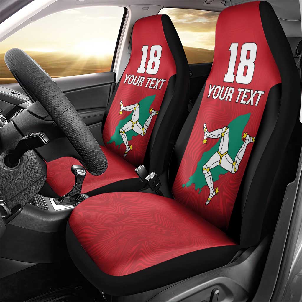 Custom Isle of Man Cricket Car Seat Cover Quocunque Jeceris Stabit - Wonder Print Shop