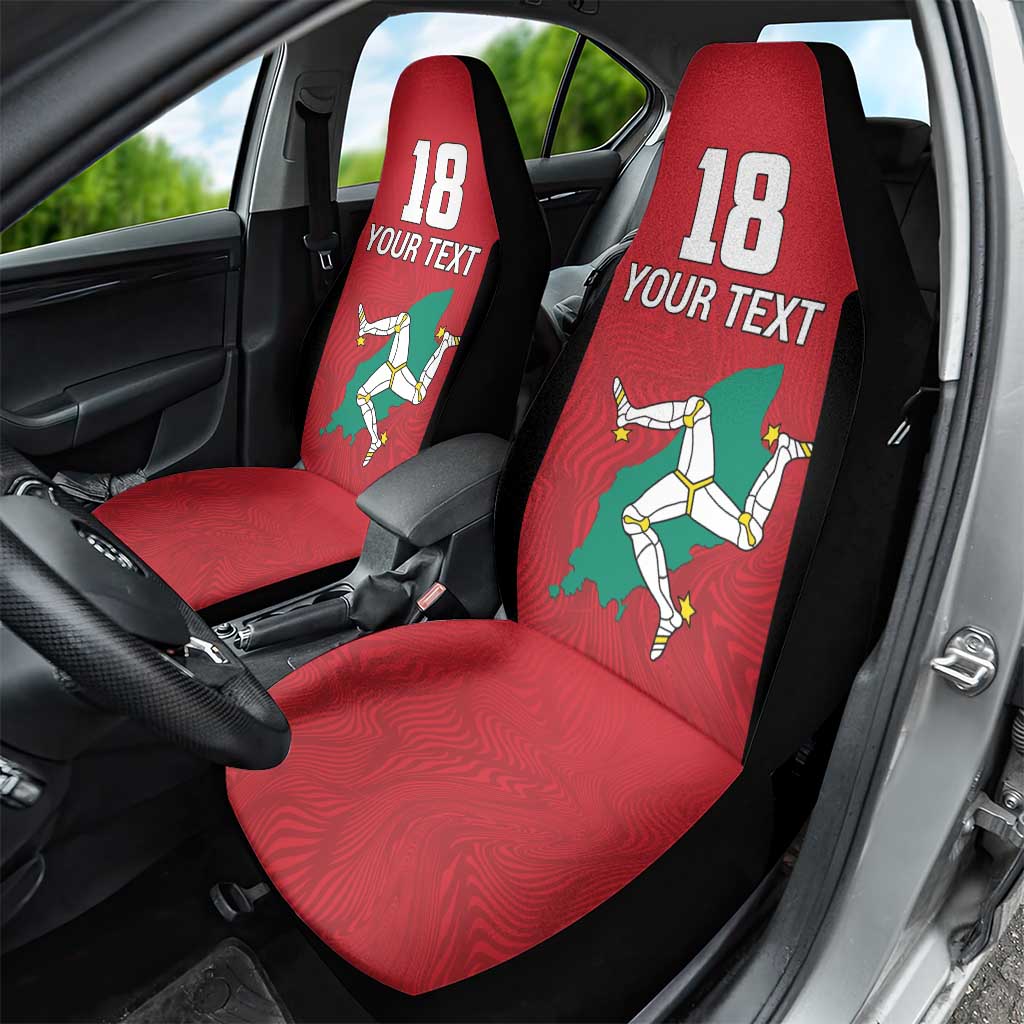 Custom Isle of Man Cricket Car Seat Cover Quocunque Jeceris Stabit - Wonder Print Shop