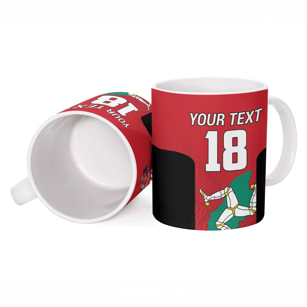 Custom Isle of Man Cricket Ceramic Mug Quocunque Jeceris Stabit - Wonder Print Shop