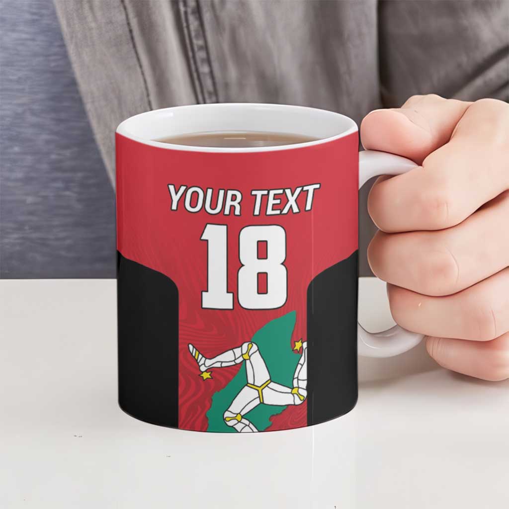 Custom Isle of Man Cricket Ceramic Mug Quocunque Jeceris Stabit - Wonder Print Shop
