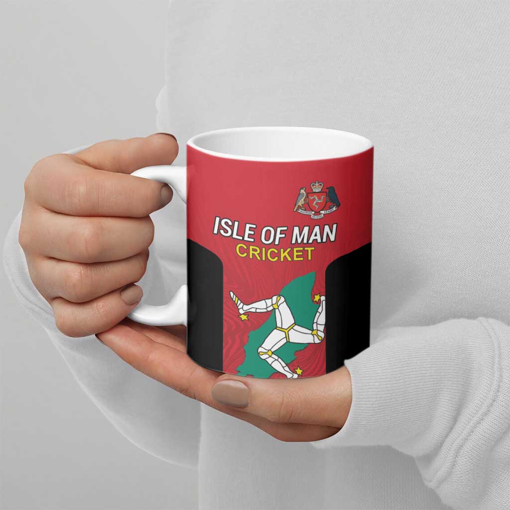 Custom Isle of Man Cricket Ceramic Mug Quocunque Jeceris Stabit - Wonder Print Shop