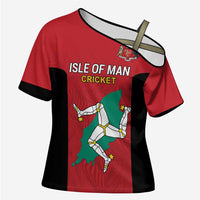 Custom Isle of Man Cricket Cross Shoulder Shirt Quocunque Jeceris Stabit - Wonder Print Shop
