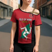 Custom Isle of Man Cricket Cross Shoulder Shirt Quocunque Jeceris Stabit - Wonder Print Shop