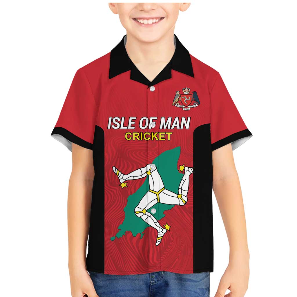 Custom Isle of Man Cricket Family Matching Mermaid Dress and Hawaiian Shirt Quocunque Jeceris Stabit - Wonder Print Shop