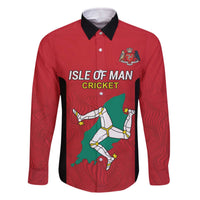 Custom Isle of Man Cricket Family Matching Off The Shoulder Long Sleeve Dress and Hawaiian Shirt Quocunque Jeceris Stabit - Wonder Print Shop