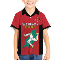 Custom Isle of Man Cricket Family Matching Puletasi and Hawaiian Shirt Quocunque Jeceris Stabit - Wonder Print Shop