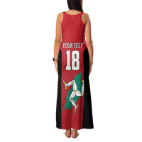 Custom Isle of Man Cricket Family Matching Tank Maxi Dress and Hawaiian Shirt Quocunque Jeceris Stabit - Wonder Print Shop