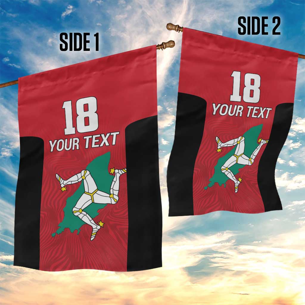 Custom Isle of Man Cricket Garden Flag Quocunque Jeceris Stabit - Wonder Print Shop