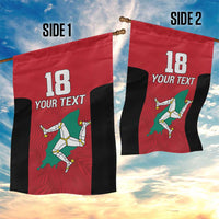 Custom Isle of Man Cricket Garden Flag Quocunque Jeceris Stabit - Wonder Print Shop