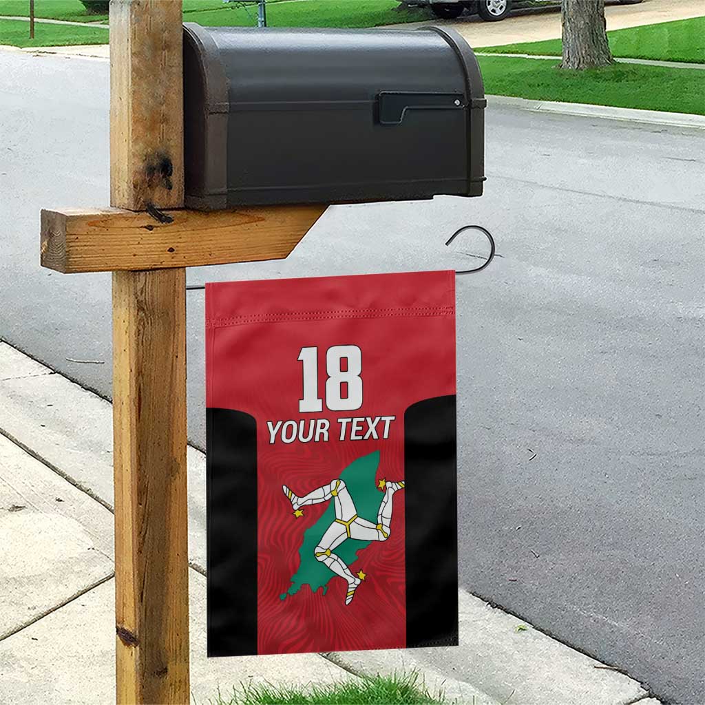 Custom Isle of Man Cricket Garden Flag Quocunque Jeceris Stabit - Wonder Print Shop