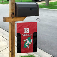 Custom Isle of Man Cricket Garden Flag Quocunque Jeceris Stabit - Wonder Print Shop