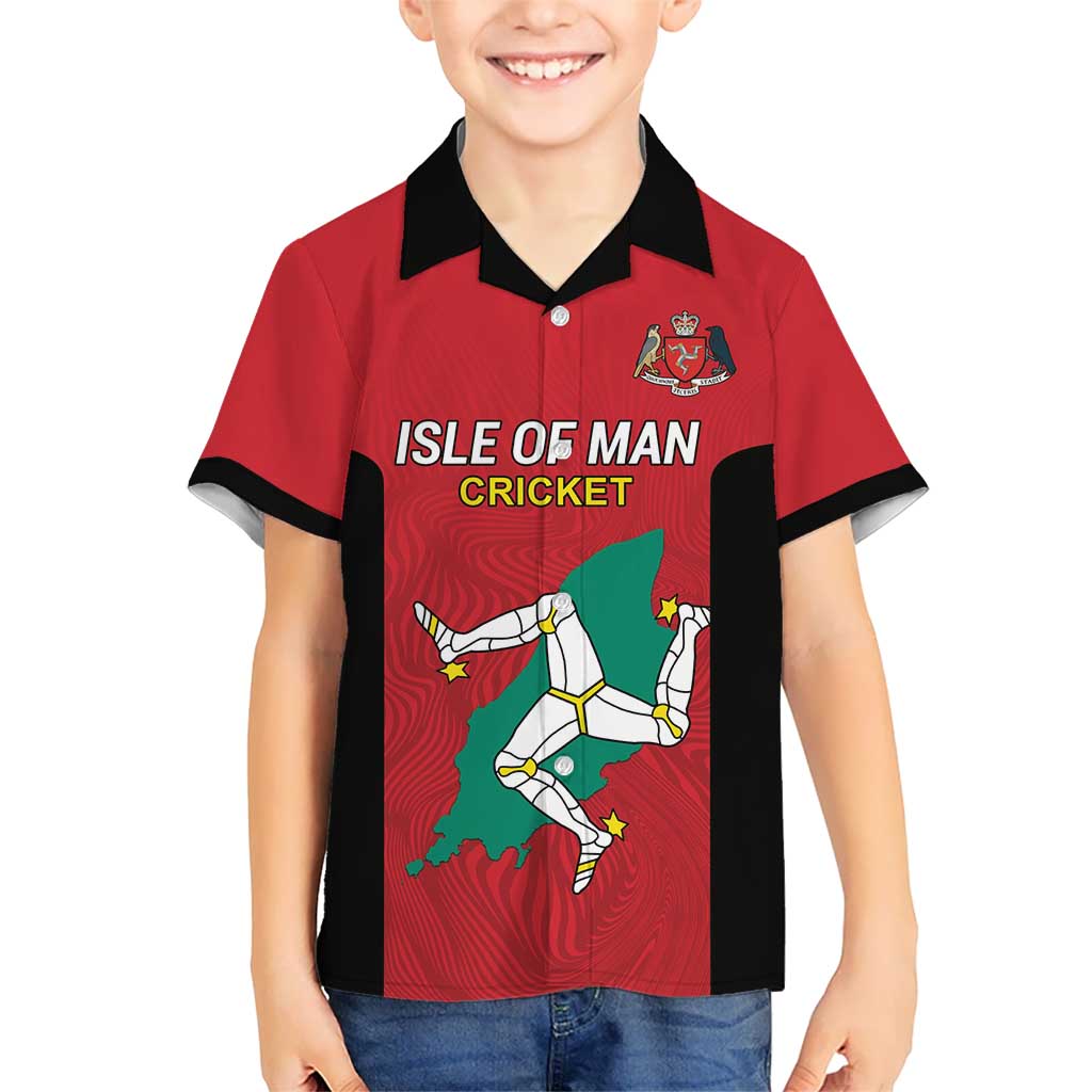 Custom Isle of Man Cricket Hawaiian Shirt Quocunque Jeceris Stabit - Wonder Print Shop
