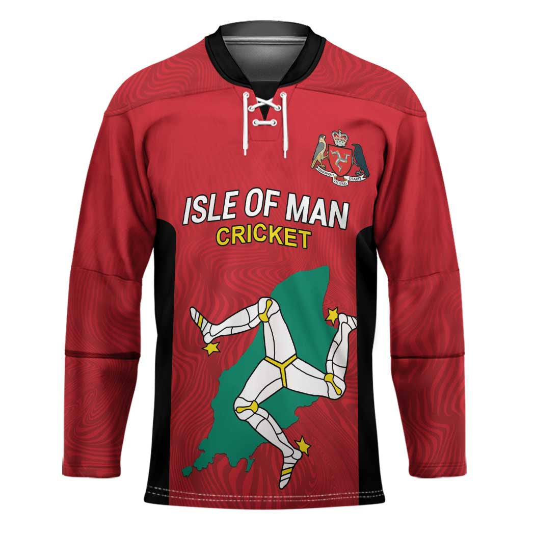 Custom Isle of Man Cricket Hockey Jersey Quocunque Jeceris Stabit - Wonder Print Shop