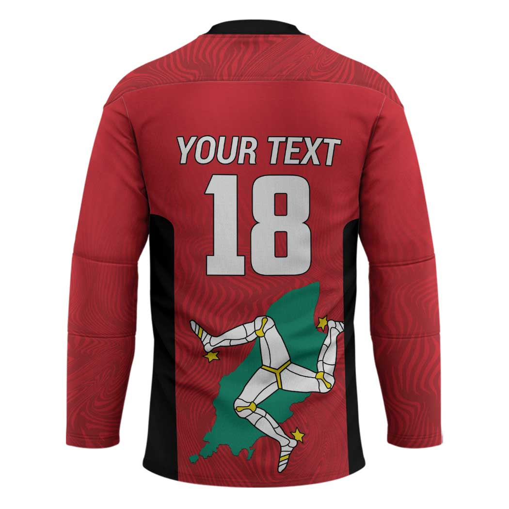 Custom Isle of Man Cricket Hockey Jersey Quocunque Jeceris Stabit - Wonder Print Shop