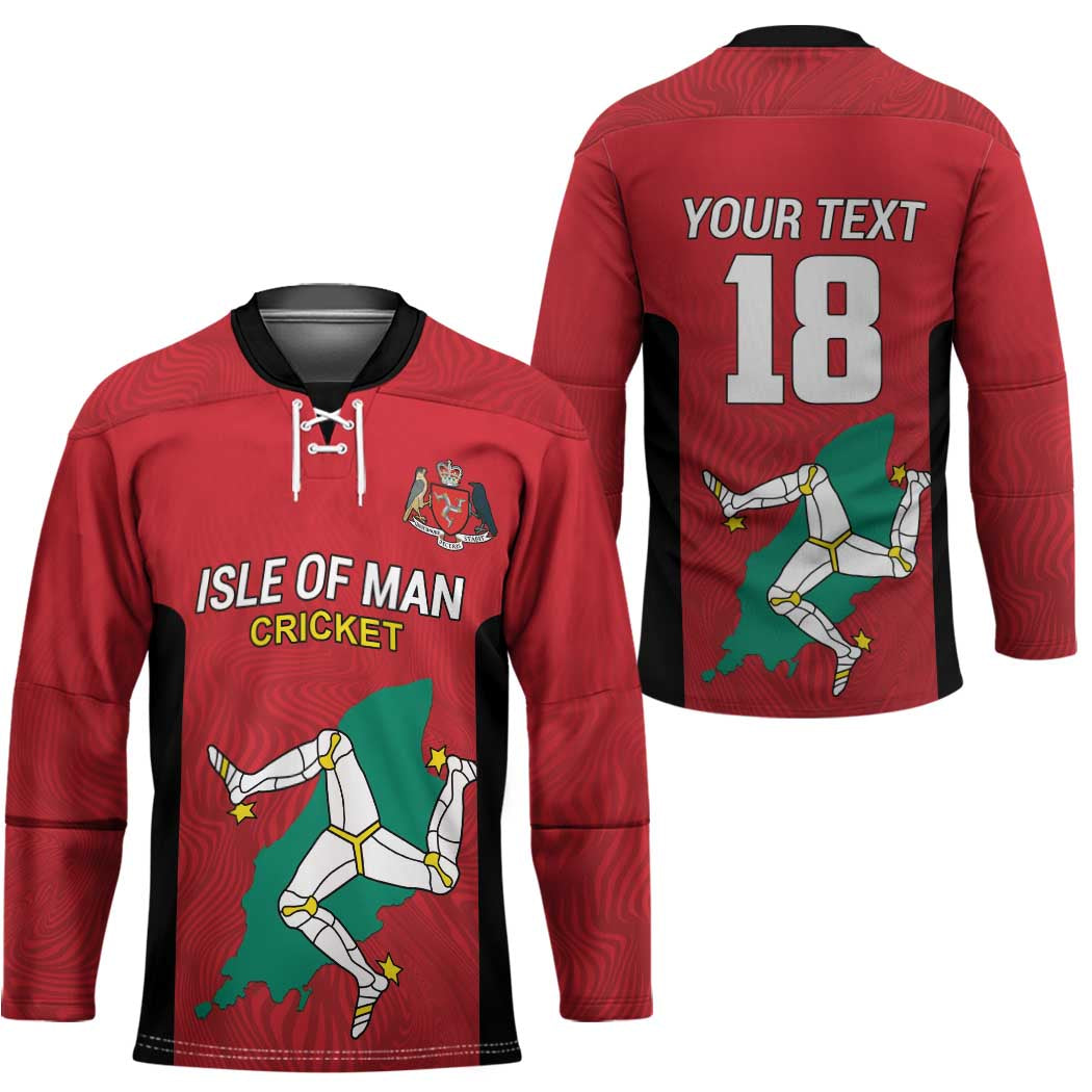 Custom Isle of Man Cricket Hockey Jersey Quocunque Jeceris Stabit - Wonder Print Shop