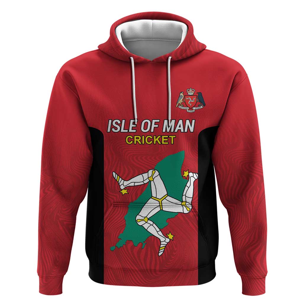 Custom Isle of Man Cricket Hoodie Quocunque Jeceris Stabit - Wonder Print Shop