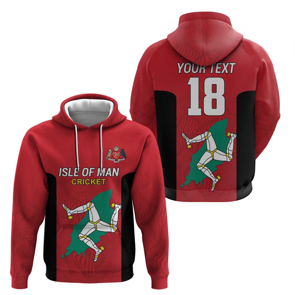Custom Isle of Man Cricket Hoodie Quocunque Jeceris Stabit - Wonder Print Shop