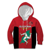 Custom Isle of Man Cricket Kid Hoodie Quocunque Jeceris Stabit - Wonder Print Shop