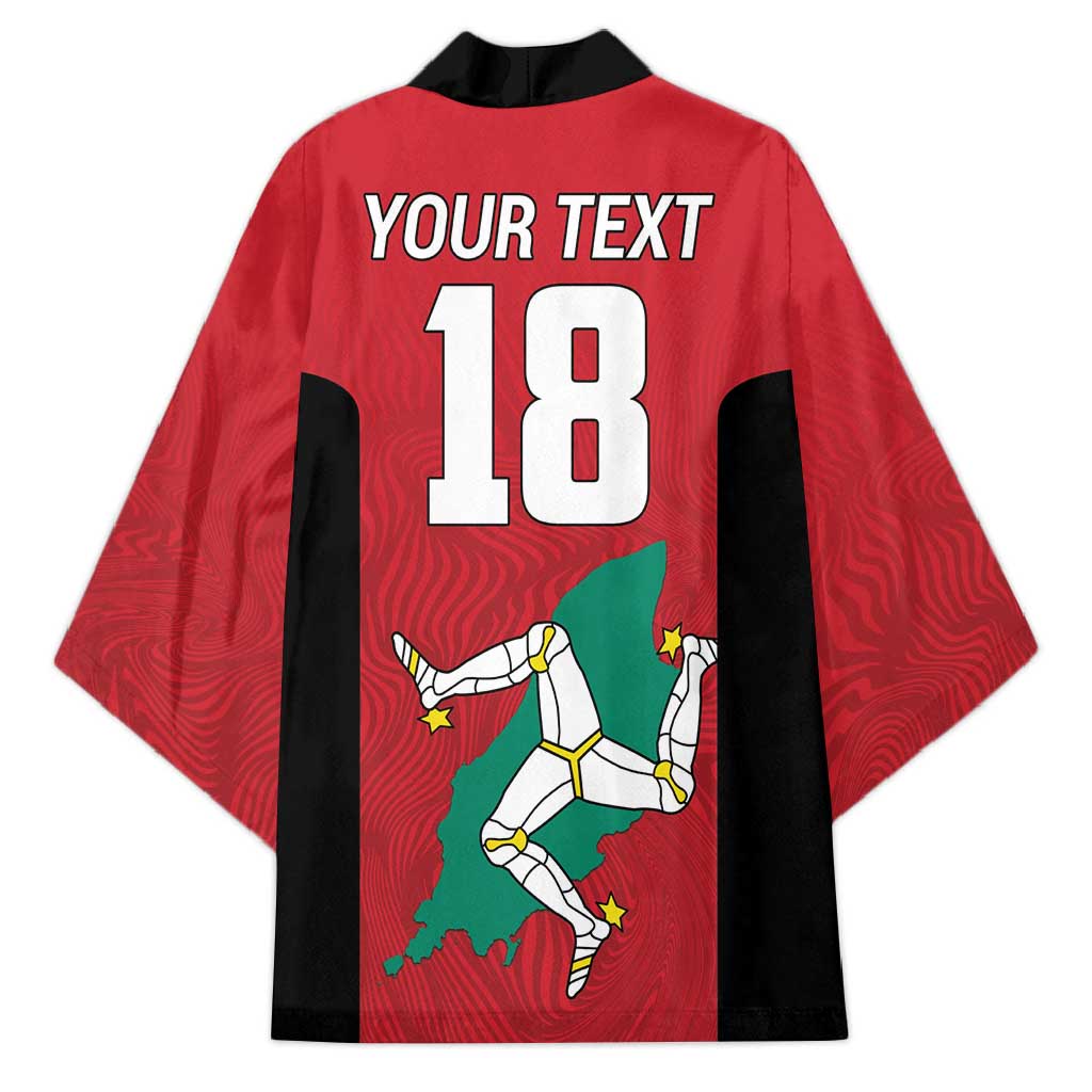 Custom Isle of Man Cricket Kimono Quocunque Jeceris Stabit - Wonder Print Shop
