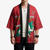 Custom Isle of Man Cricket Kimono Quocunque Jeceris Stabit - Wonder Print Shop