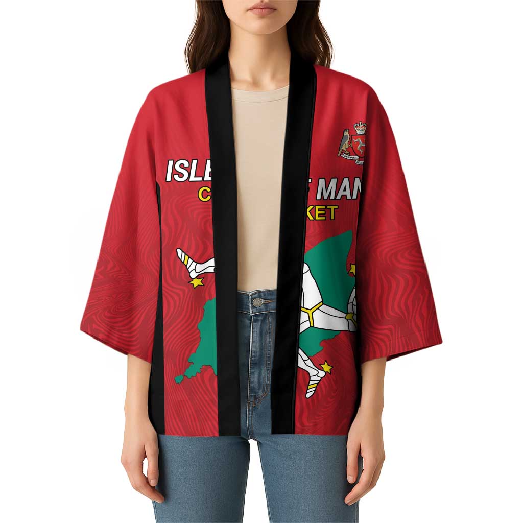 Custom Isle of Man Cricket Kimono Quocunque Jeceris Stabit - Wonder Print Shop