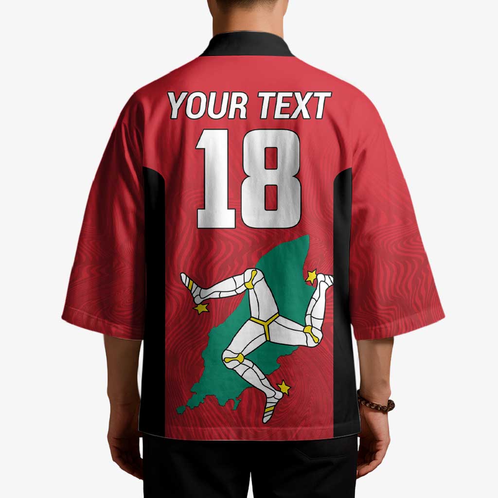 Custom Isle of Man Cricket Kimono Quocunque Jeceris Stabit - Wonder Print Shop