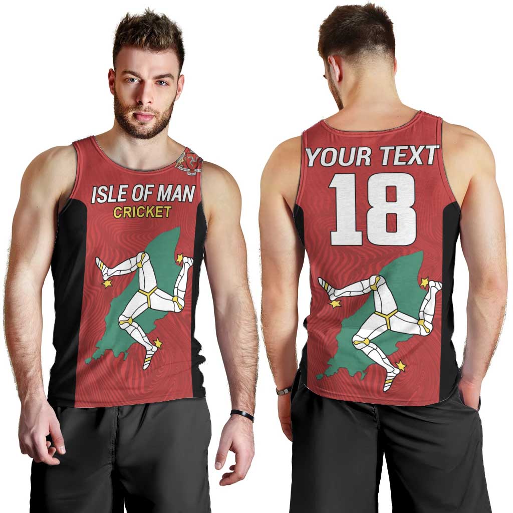 Custom Isle of Man Cricket Men Tank Top Quocunque Jeceris Stabit - Wonder Print Shop