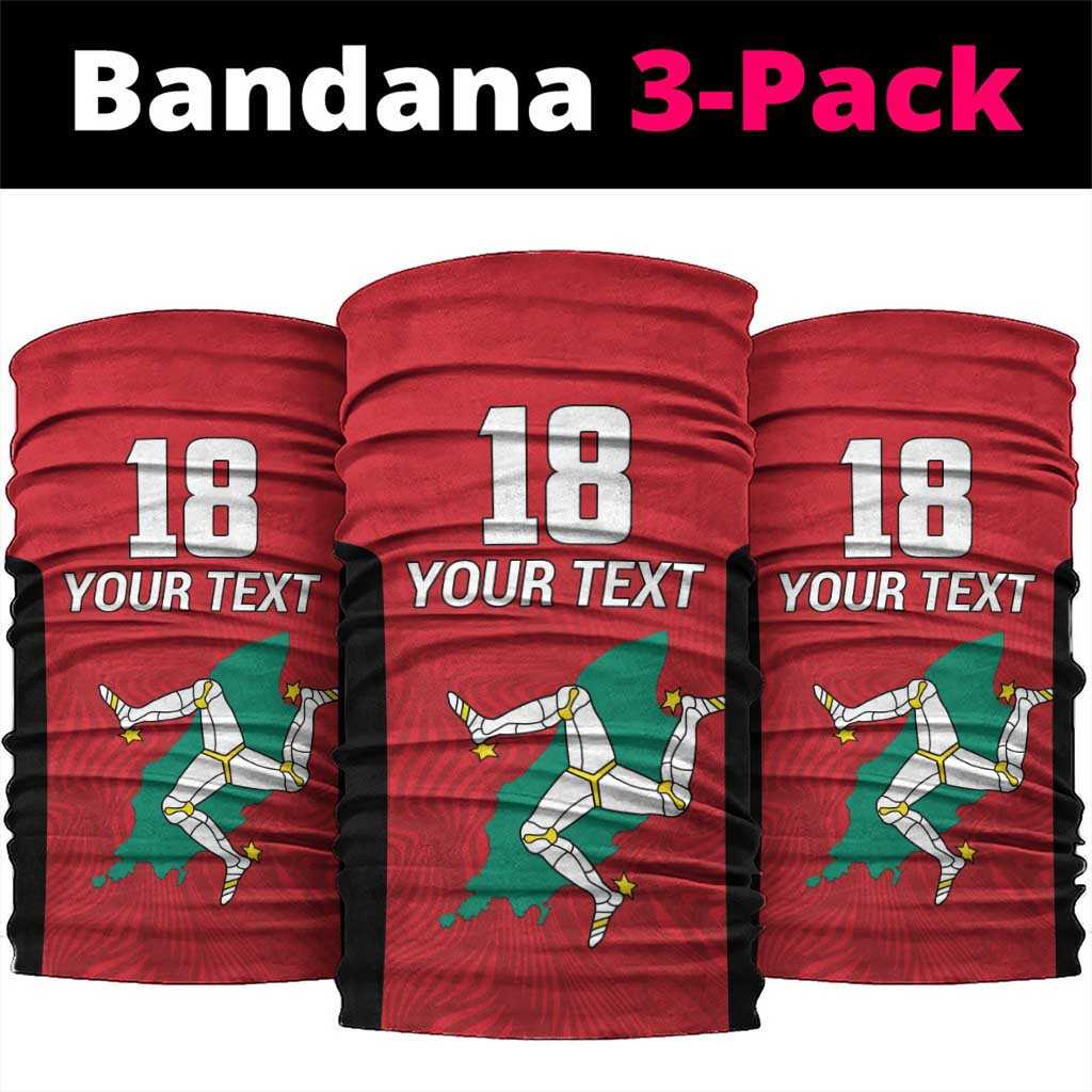 Custom Isle of Man Cricket Neck Gaiter Quocunque Jeceris Stabit - Wonder Print Shop