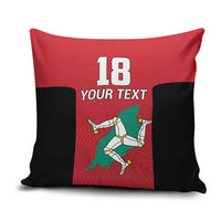 Custom Isle of Man Cricket Pillow Cover Quocunque Jeceris Stabit - Wonder Print Shop