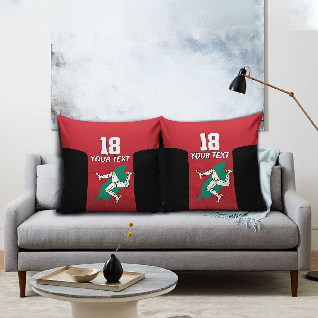 Custom Isle of Man Cricket Pillow Cover Quocunque Jeceris Stabit - Wonder Print Shop