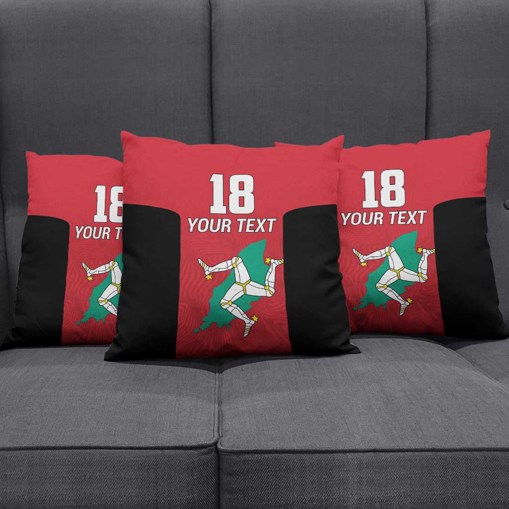 Custom Isle of Man Cricket Pillow Cover Quocunque Jeceris Stabit - Wonder Print Shop