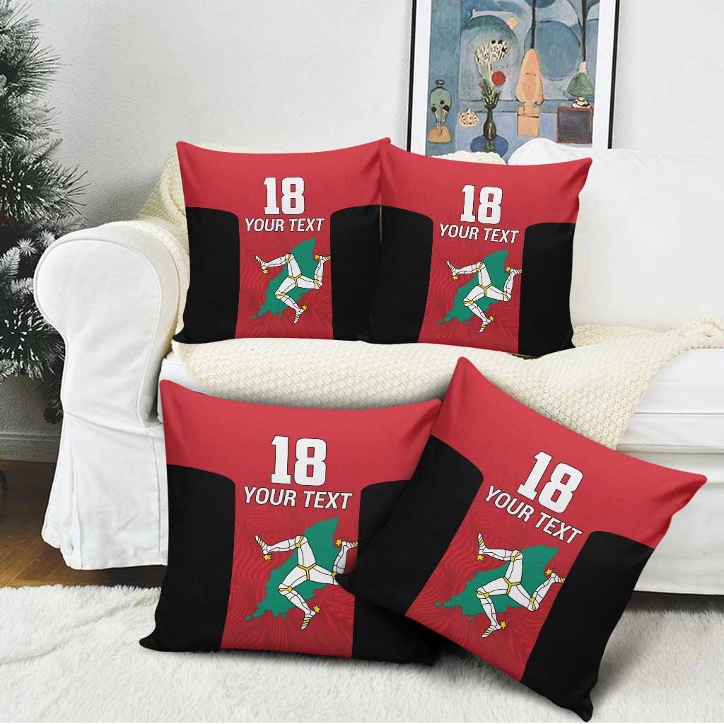 Custom Isle of Man Cricket Pillow Cover Quocunque Jeceris Stabit - Wonder Print Shop