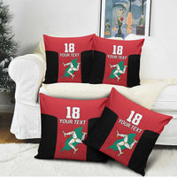 Custom Isle of Man Cricket Pillow Cover Quocunque Jeceris Stabit - Wonder Print Shop