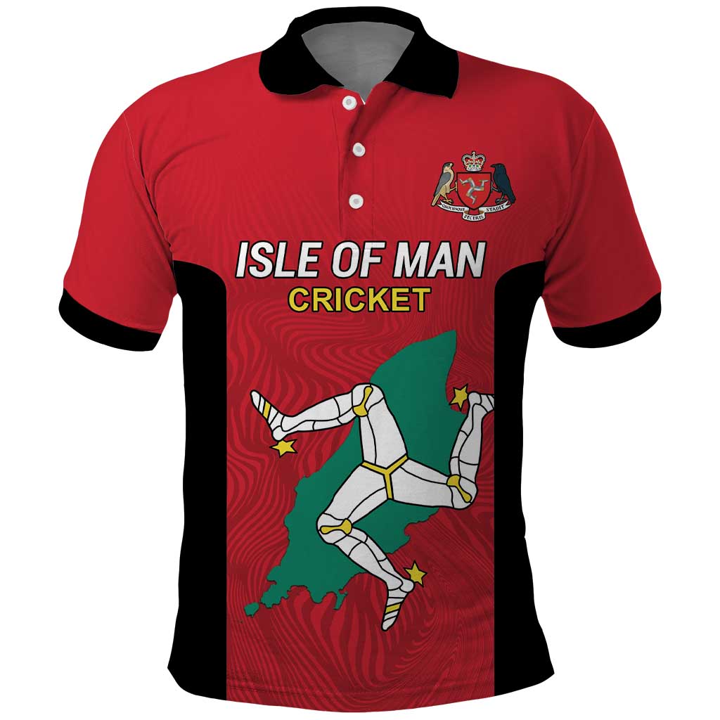 Custom Isle of Man Cricket Polo Shirt Quocunque Jeceris Stabit - Wonder Print Shop
