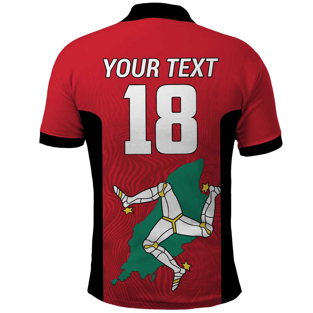 Custom Isle of Man Cricket Polo Shirt Quocunque Jeceris Stabit - Wonder Print Shop