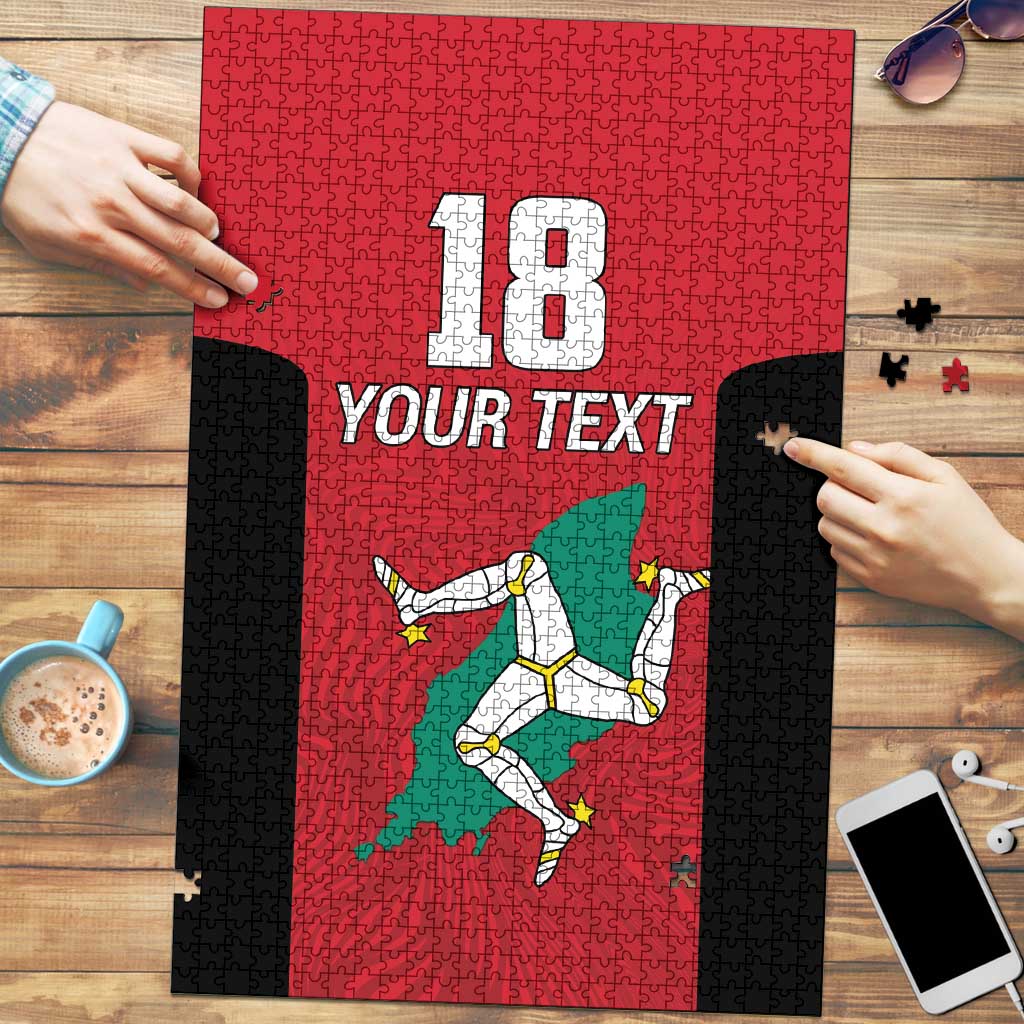 Custom Isle of Man Cricket Puzzle Quocunque Jeceris Stabit - Wonder Print Shop