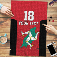 Custom Isle of Man Cricket Puzzle Quocunque Jeceris Stabit - Wonder Print Shop