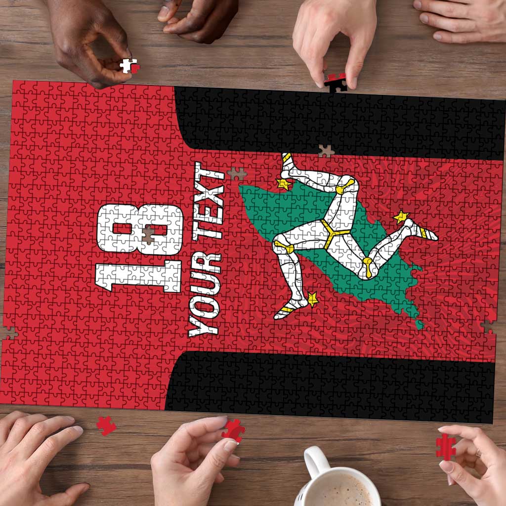 Custom Isle of Man Cricket Puzzle Quocunque Jeceris Stabit - Wonder Print Shop