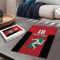 Custom Isle of Man Cricket Puzzle Quocunque Jeceris Stabit - Wonder Print Shop