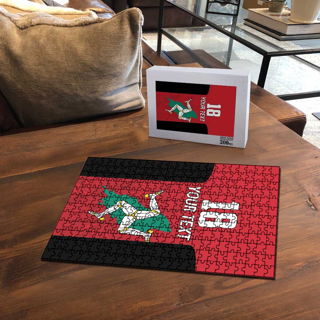 Custom Isle of Man Cricket Puzzle Quocunque Jeceris Stabit - Wonder Print Shop