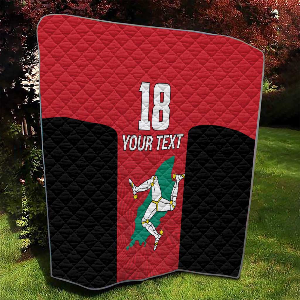 Custom Isle of Man Cricket Quilt Quocunque Jeceris Stabit - Wonder Print Shop