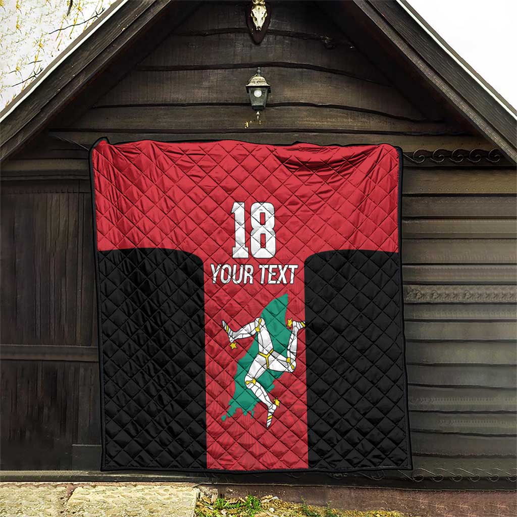 Custom Isle of Man Cricket Quilt Quocunque Jeceris Stabit - Wonder Print Shop